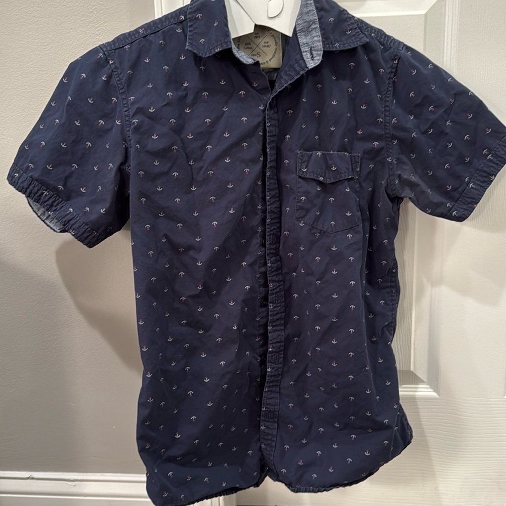 Native Code Men’s Short Sleeve Button Down - image 1